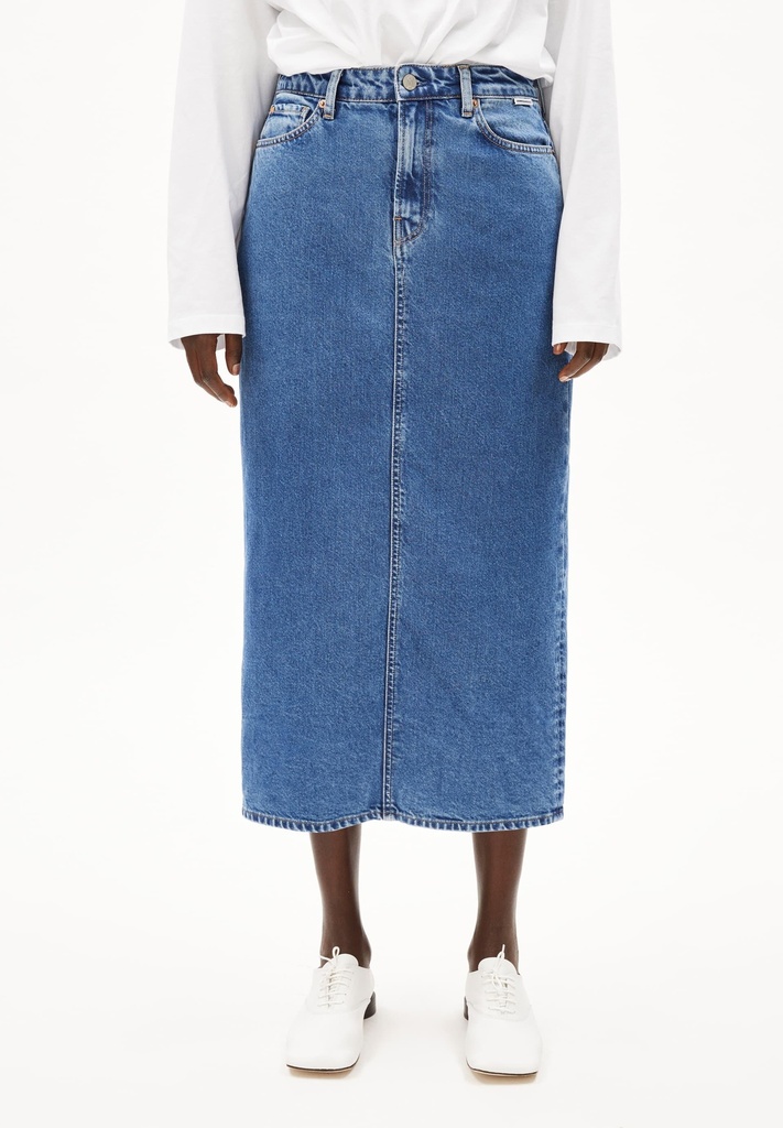 KAALYKE DENIM MAXI SKIRT