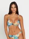 Take It Easy V Neck Twist Crop Bikini Top