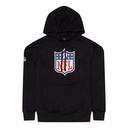 NOS NFL REGULAR HOODY NFLLOG  BLKWHI