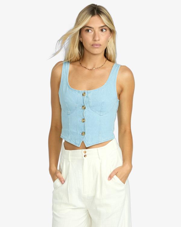 SUNWASHED WVN VEST