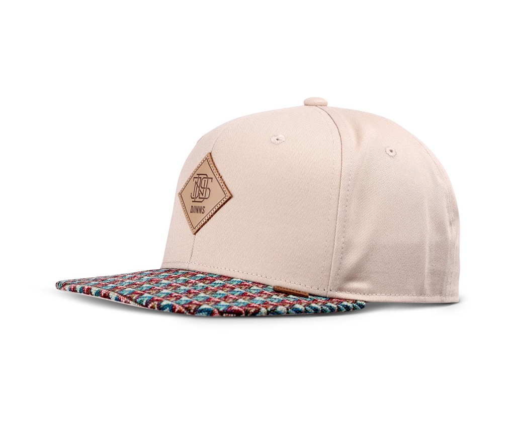 6 Panel Snapback Cap Colour Triangle Rev.