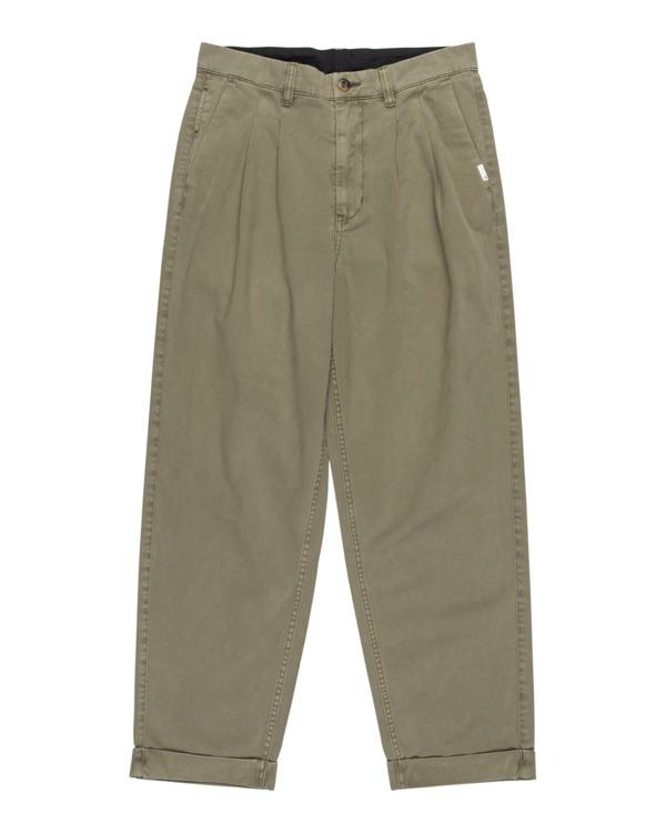 BIG PLEATED CHINO
