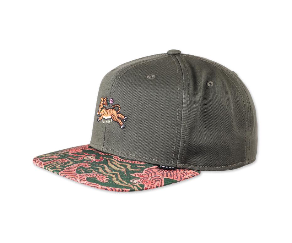 6 Panel Snapback Cap Asian Tiger 2.0