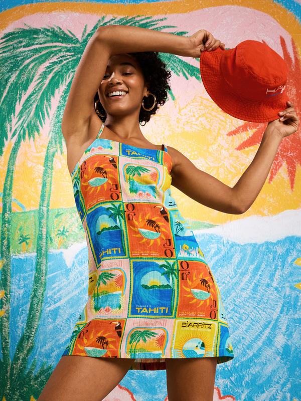 ATLAS PLAYA BLANCA SLIP DRESS