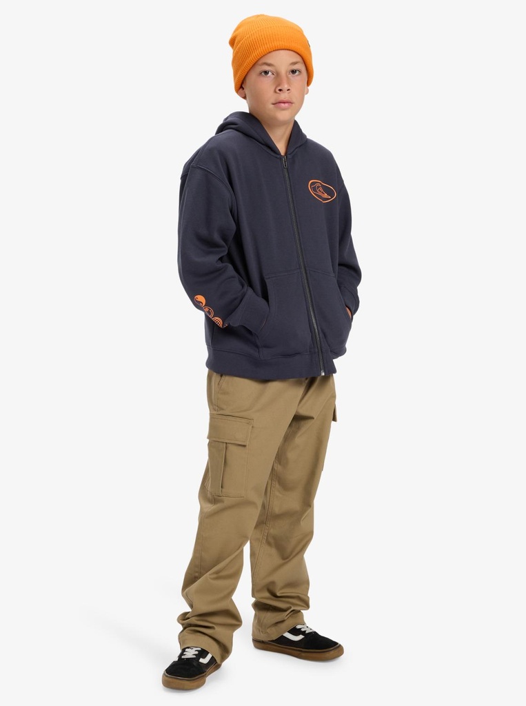 SALT WATER GRAPHIC ZIP YOUTH
