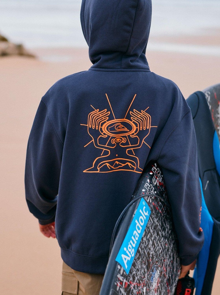 SALT WATER GRAPHIC ZIP YOUTH