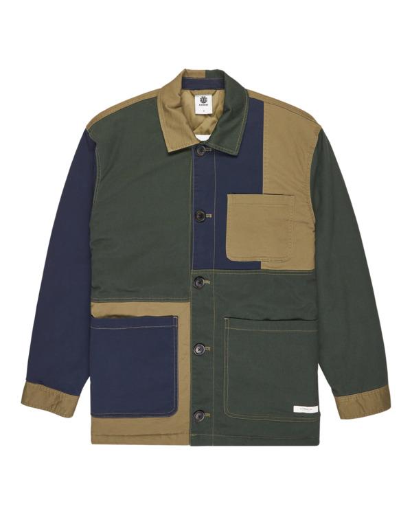 CROSSROADS PATCHWORK OVERSHIRT