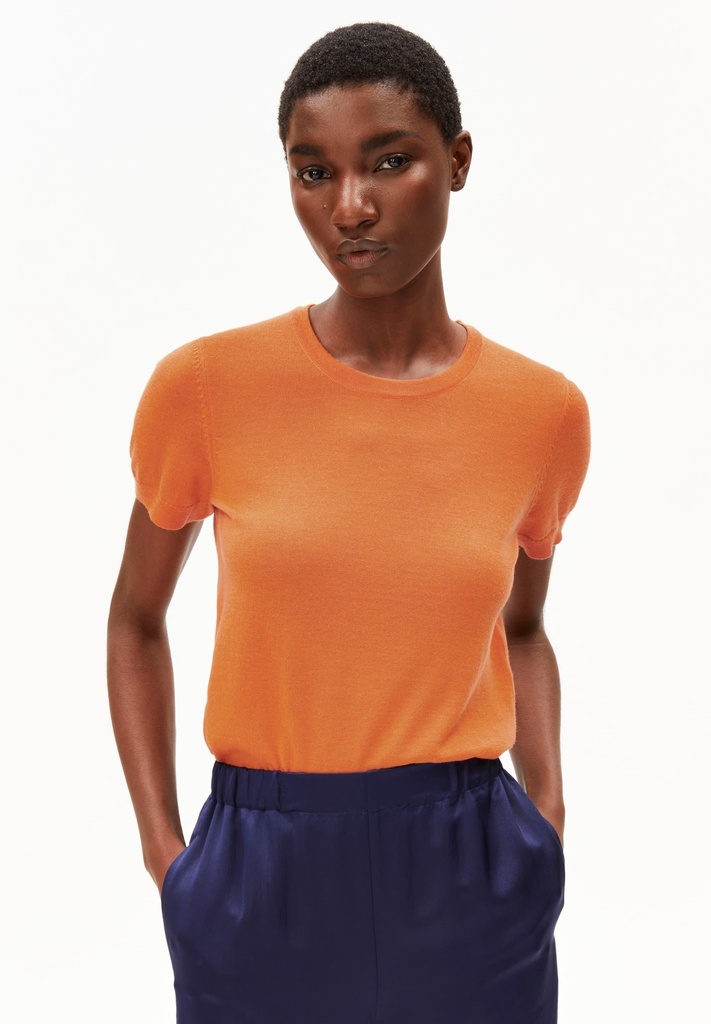 GUILIAA MERINO STRICK T-SHIRT