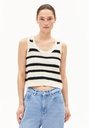 ARMEDANGELS CLAAIRE STRIPES (Farbe: raw white-night sky / Größe: XL)