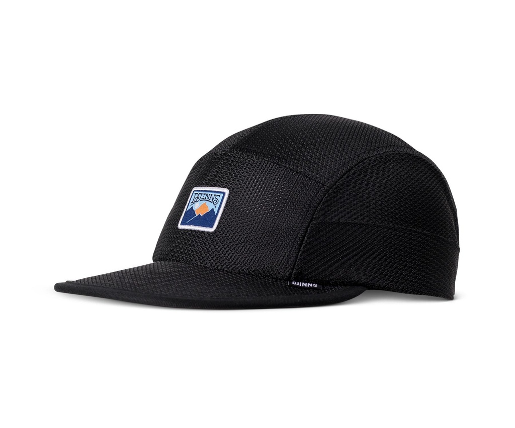 5 Panel Soft Flat Cap Perfo Mountain