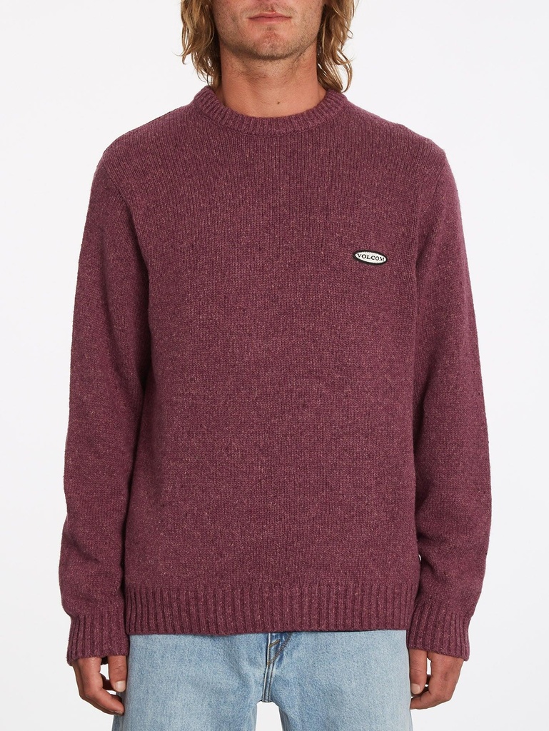 Volcom Edmonder Sweater Strickpullover (Farbe: Evergreen / Größe: S)