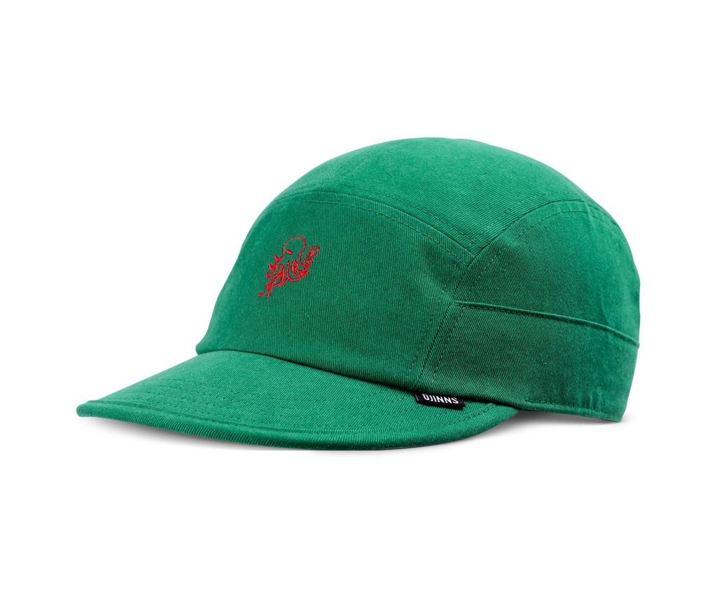 5 Panel Soft Flat Cap Washed Twill