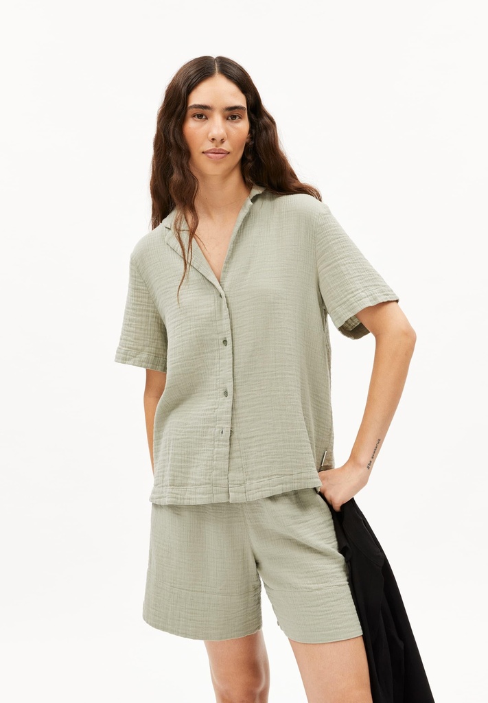 ARMEDANGELS MAAITE MUSSELIN (Farbe: seagreen / Größe: XS)