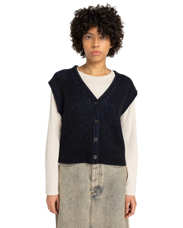 2TONE RIB VEST W