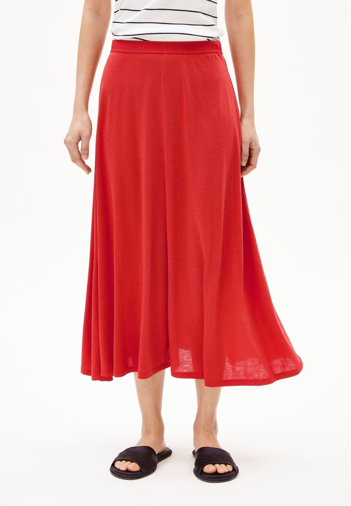 ARMEDANGELS ILENIAA LARAA MIDI SKIRT (Farbe: coral blush / Größe: M)