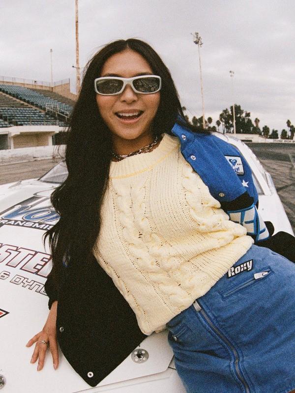 CHLOE KIM CROPPED CABLE