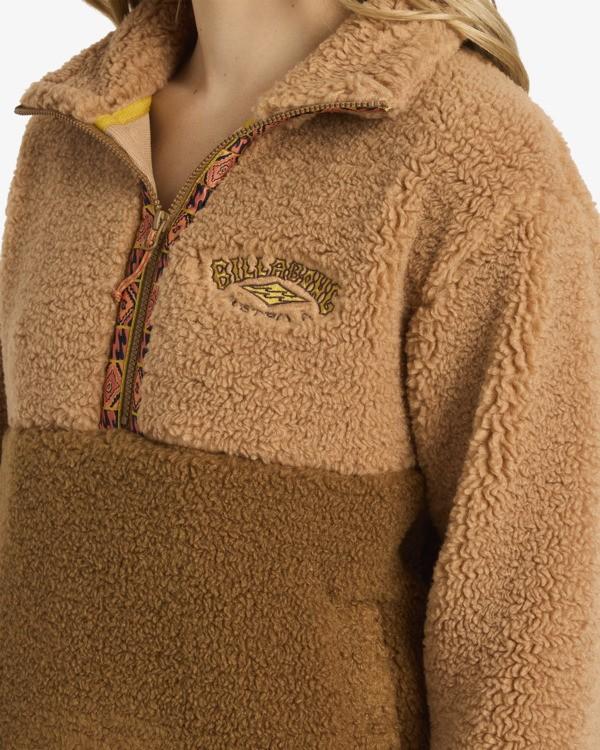 HORIZON MOCK NECK HALF ZIP FLC