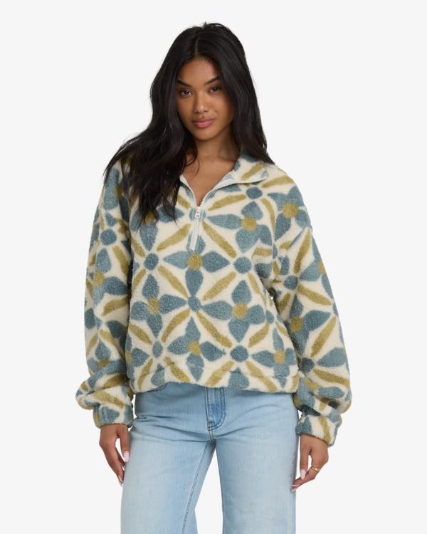 ALL THE TIME SHERPA 1/2 ZIP