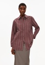 ARMEDANGELS HALIAA STRIPED BLOUSE (Farbe: dark berry / Größe: L)