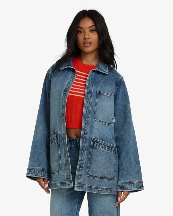 DENIM CHORE COAT