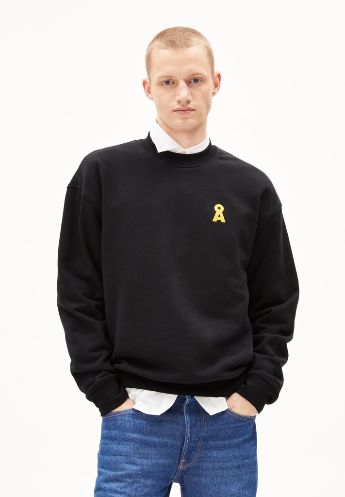 ARMEDANGELS EMAAL CREWNECK ICONIC Å (Farbe: black / Größe: S)
