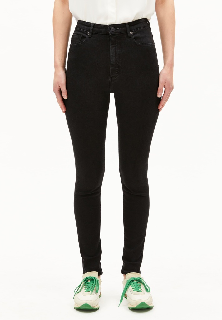 ARMEDANGELS INGAA HIGH WAIST SKINNY JEANS (Farbe: rinse black / Größe: 29/30 / Länge: 30)