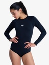ESSENTIALS LS ONESIE BACK ZIP