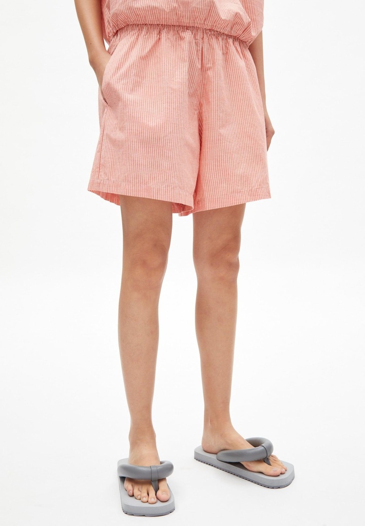 ARMEDANGELS MELORAA STRIPES (Farbe: hibiscus-off white / Größe: XS)