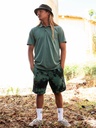Volcom Frickin Mix Elasticated Waist Short 19" (Farbe: DARK FOREST / Größe: S)
