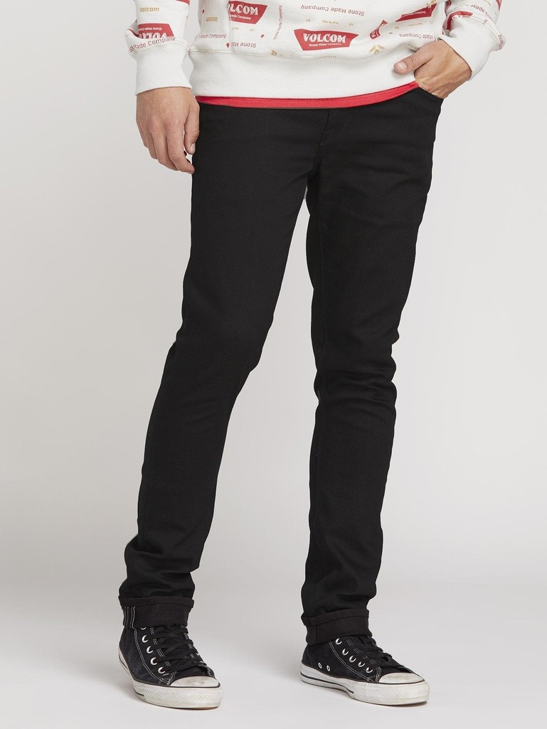 Volcom Jean 2X4 (Farbe: Black On Black / Größe: 34 / Länge: 34)