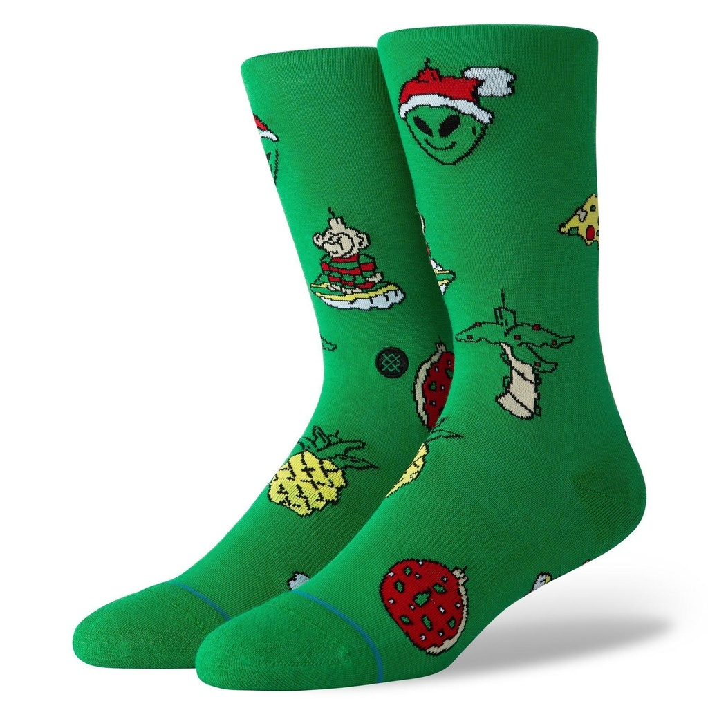 XMAS ORNAMENTS CREW SOCK