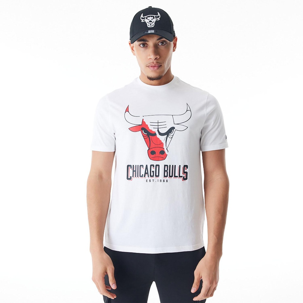 NBA LOGO GRAPHIC TABLE TEE CHIBUL  WHI