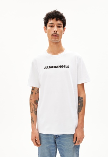 ARMEDANGELS TAALU WORDMARK (Farbe: white / Größe: XL)