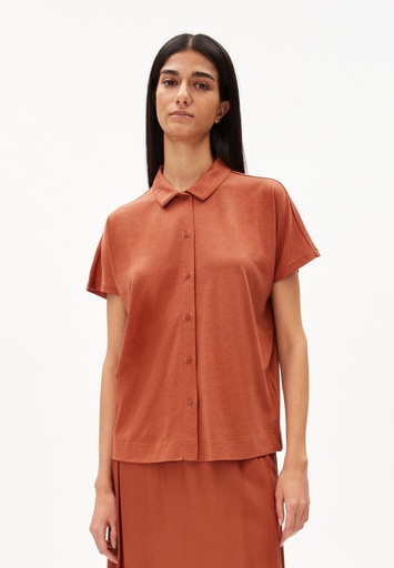 ARMEDANGELS NAALA SOLID (Farbe: brick / Größe: M)