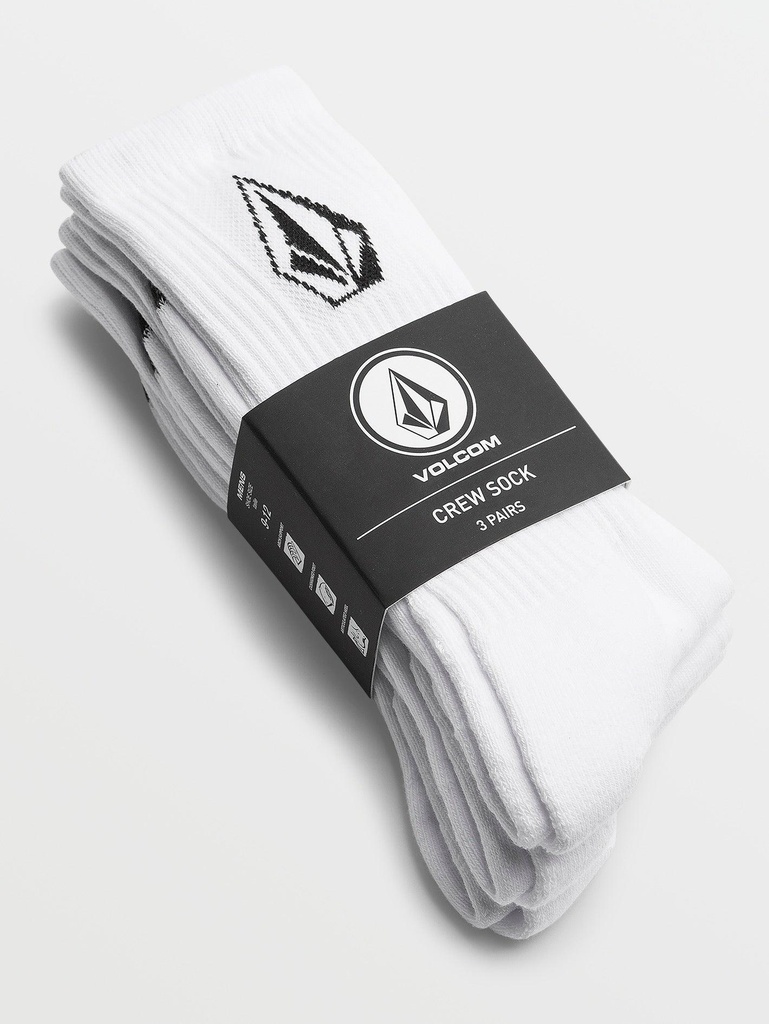 Volcom Full Stone Socken (3 Pack) (Farbe: Black / Größe: 3P)