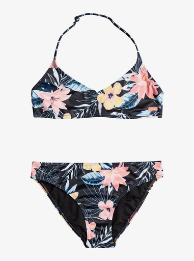 FLOWERS ADDICT TRI BRA SET