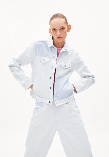 ARMEDANGELS VELITAA PATCHED (Farbe: blue white / Größe: S)