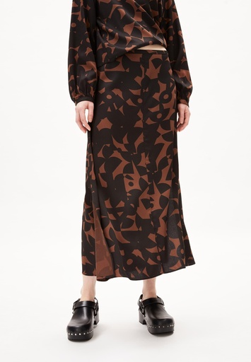 ARMEDANGELS ARAACE ABSTRACT A (Farbe: deep brown / Größe: XL)