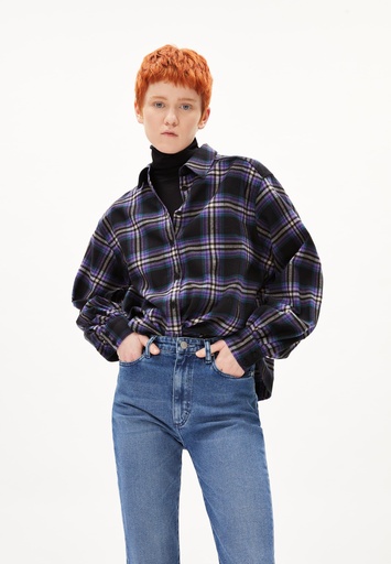 ARMEDANGELS JOELENAA CHECK (Farbe: purple stone / Größe: XS)