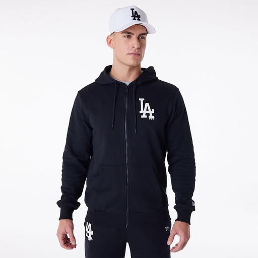 MLB ESSENTLS FZ HOODY LOSDOD  BLKWHI