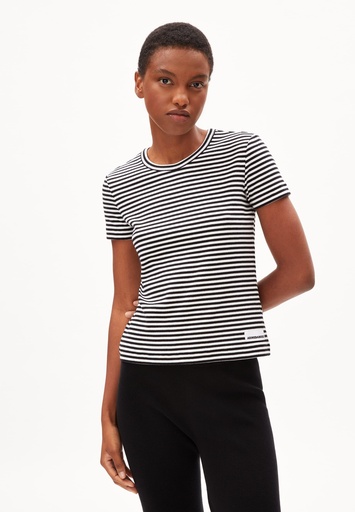 ARMEDANGELS KARDAA STRIPES (Farbe: poppy red-oatmilk / Größe: XL)