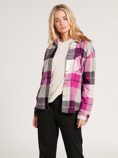Volcom Plaid To Meet U Long Sleeve Shirt (Farbe: Multi / Größe: L)