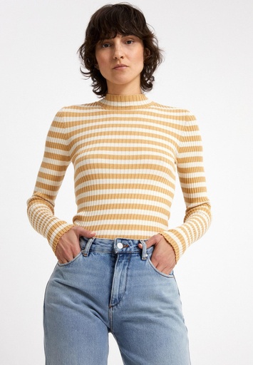 ARMEDANGELS ALAANIA STRIPED (Farbe: light apple neon-apple neon / Größe: XL)