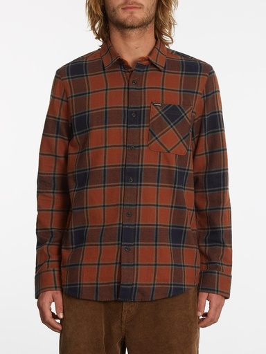 Caden Plaid Longsleeve Khaki