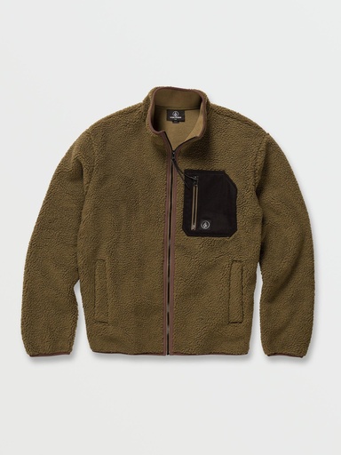 Muzzer Fuzzar Sweatjacke Service green