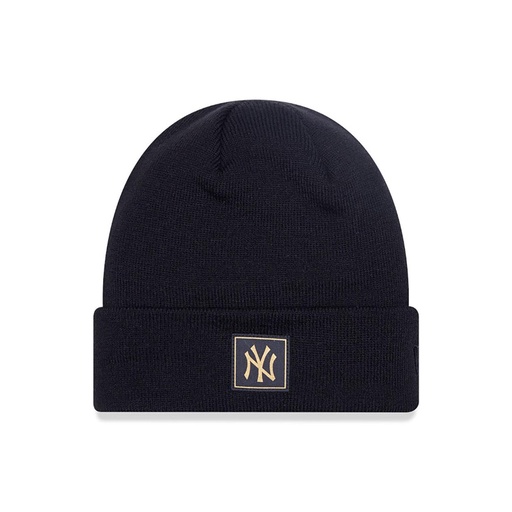 [197371308153] METALLIC BADGE CUFF KNIT NEYYAN  BLKMTG