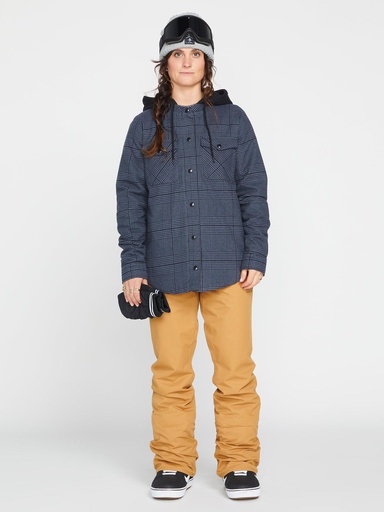 HOODED FLANNEL JACKET