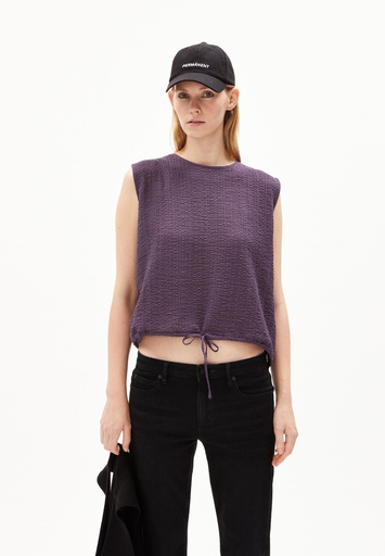 [systemProduct.invalidCombination.c142b0bcde444fa4b02501f5f580b257] ARMEDANGELS NERAA CRINKLE (Farbe: blue ash / Größe: L)