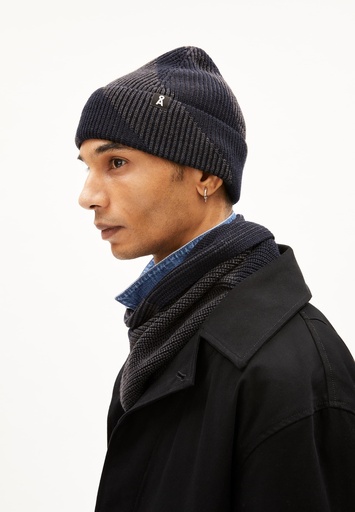 ARMEDANGELS NILDAAO WOOL STRIPES (Farbe: night sky melange-steel melange / Größe: One Size)
