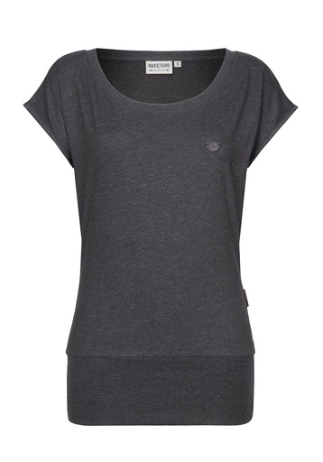 [4049502872841] Wolle T-Shirt anthracite melange